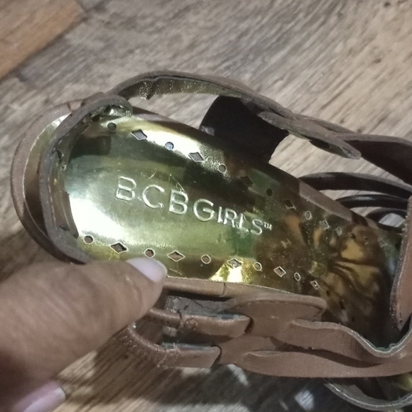 BCBGirls Tan Strappy Heels - Picture 3 of 6